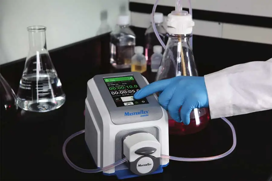 Masterflex-Ismatec-Reglo-Digital-peristaltisk-pumpe-med-touchscreen Masterflex Ismatec Reglo Digital slangepumpe